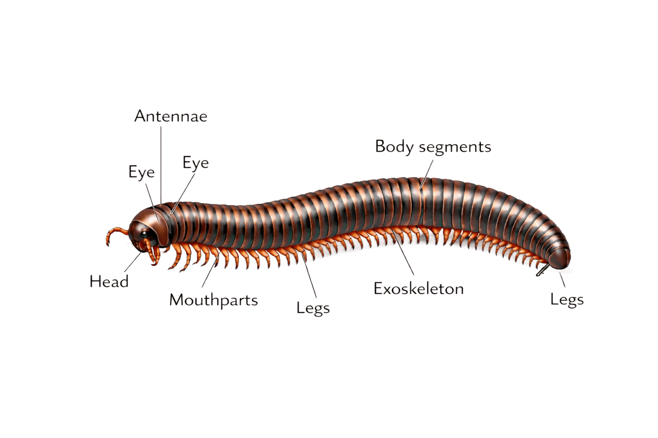 Millipede identification